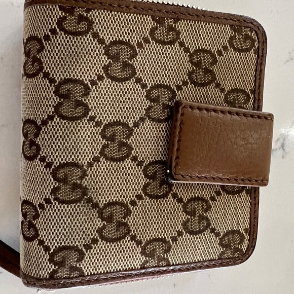 Gucci wallet , Brown Monogram - Picture 9 of 12